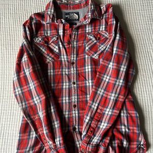 Men’s long sleeve flannel plaid shirt